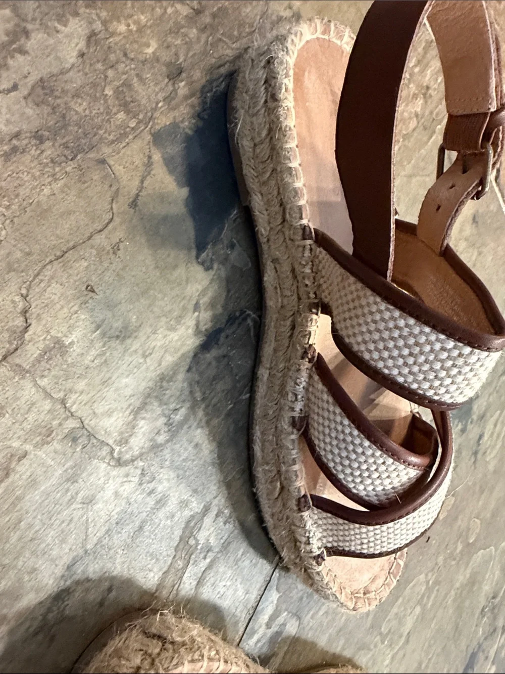 Madewell braided cream